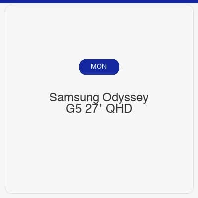 Samsung Odyssey G5 27" QHD